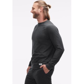 Peloton Men's Dreamblend Crewneck Pullover, Heather Grey, X-Large