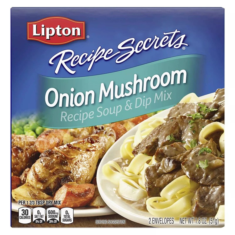 Lipton Soup and Dip Mix For a Delicious Meal Onion