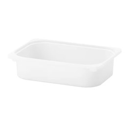 Ikea TSSP Storage box, white 42x30x10 cm