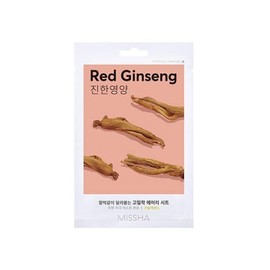 Missha Airy Close-fitting Sheet Mask 1 Sheet (Red Ginseng) / 미샤 에어리 밀착 시트마스크 1매 (홍삼)