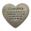The Gerson Companies Heart Shaped Memorial Stone (Grandma)