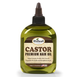 Difeel Aceite de ricino 99% natural de primera calidad, 7.1 onzas, aceite de ricino natural para el crecimiento del cabello