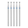 sourcing map 5pcs 120-140 Grits Diamond Grinding Bit 2.1mm Inverted