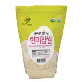 McCabe Organic Brown Sweet Rice - Rich in Fibers and Minerals | USDA and CCOF Certified | Sticky Brown Rice | Product of USA | 3 Lbs