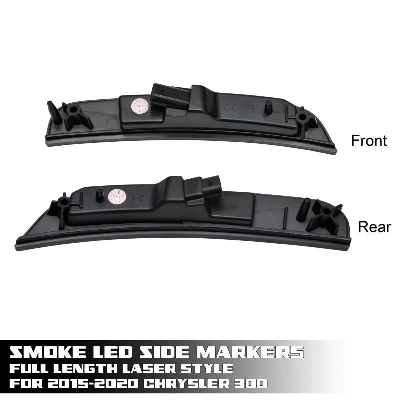 Stark Industries 4 pcs Smoke Front Rear LED Side Marker