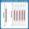 100 PCS Povidone-Iodine Swabs - Individually Wrapped Iodine Swabs for