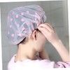 minkissy Plastic Shower Cap Pack Fashion Bath Hat for Women