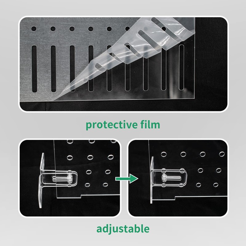HingoFuni Aquarium Fish Tank Divider Acrylic Isolation Grid Board with