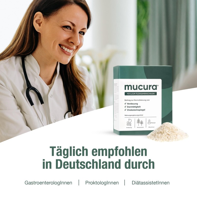 Mucura Psyllium Husk Powder 200 g - Minimum 99% Purity