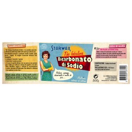 STARWAX THE FABULOUS - Bicarbonato di sodio per uso domestico - Pulisce, sgrassa, assorbe gli odori, fa brillare tutta la casa - 100% di origine naturale -500 g