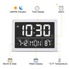 Amgico Digital Alarm Clock with Snooze, Small Clock/Table Clock, 6.3"