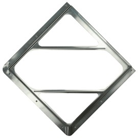 Labelmaster 80SMP-01 Slidemaster Hazmat Placard Holder, No Back Plate, Brite Mill