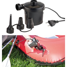 AGT Electric Pump: Electric Fast Air Pump with 3 Attachments for 230V 150W (Electronic Air Pump, Electronic Pump, Dinghy)