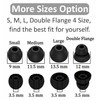 IiEXCEL 8 Pairs Replacement Compatible with Beats Flex Earbuds Eartips,