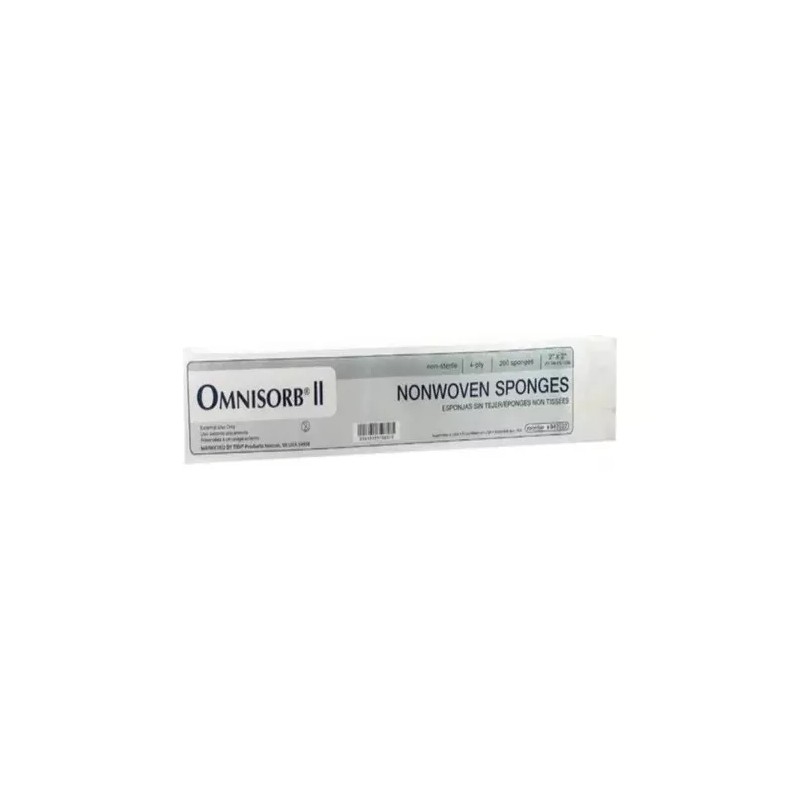 Omnisorb Esponja Omnisorb Faciales 4x4 (10x10 Cm) Con 200 Piezas