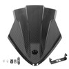 Carbon Fiber Style Motorcycle Passenger Seat Fairing with Mounting Accessory
