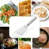 KSENDALO 2Pack Fish Spatula Flexible Metal Spatula Flipper with Thin