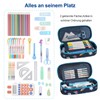 Bagseri Pencil Case, Large Capacity Pencil Case with Zip, Stationery