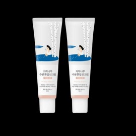 Round Lab Birch Moisture Tone-up Sun Cream 50ml x 2 / 라운드랩 자작나무 수분 톤업 선크림 50ml 2개