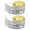 HARFINGTON 2pcs Self Adhesive Measuring Tape 12 Inch 30cm English