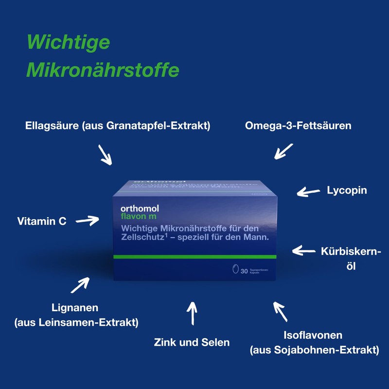 orthomol flavon m Kapseln, 30 St. Portionen