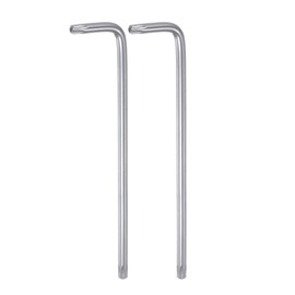 sourcing map 2pcs T30 Tamper Proof Torx Star Key Bit Wrench L Shape 5.31" Long Arm High Carbon Steel Hand Tool for Automotive/Daily Repairs