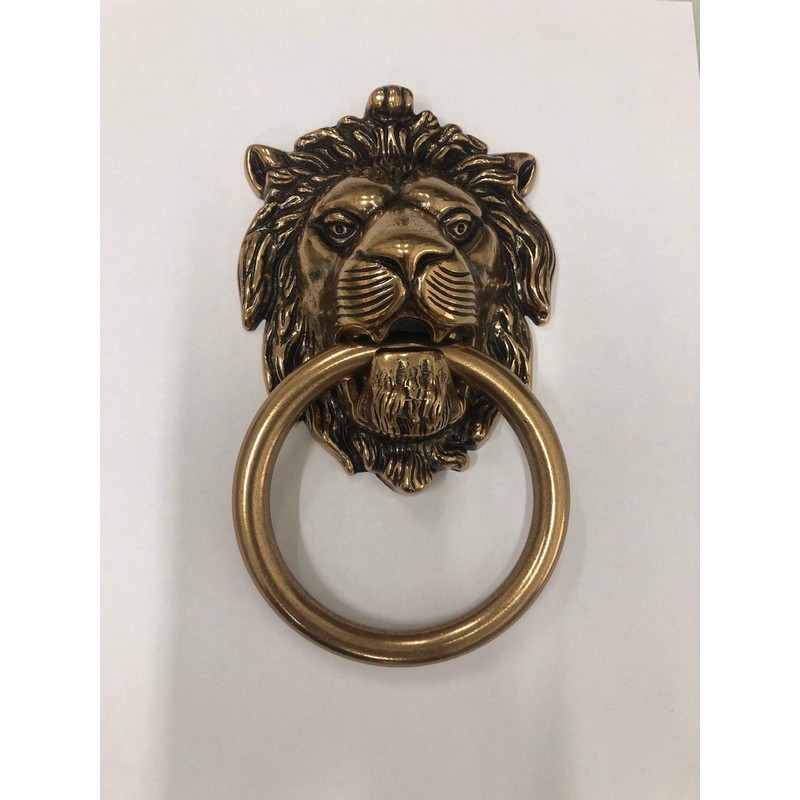 Forge Hardware Studio Brass Lionhead Door Knocker - Brass Home