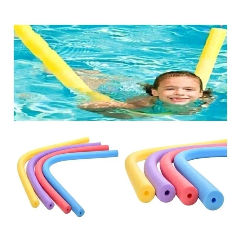 spaguetti 4 Pzas Tubo Flotador Espagueti Para Alberca Natación Niños