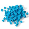hand2mind Blue Plastic Base Ten Unit Blocks, Place Value Blocks,