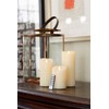 3.5x7 inch Ivory Simplux Flameless LED Candle w/Flickering Moving Flame