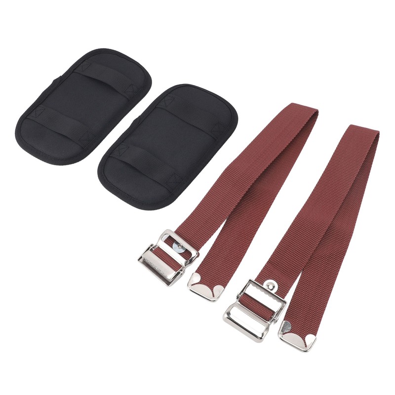 2PCS Drywall Stilt Protective Comfortable Adjustable Stilt Leg Straps Padded