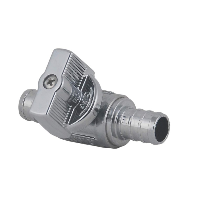 PEX Straight Stop Valve, 1/2-in x 1/2-in PEX 1/4 Quarter