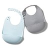 Miniware Roll and Lock Bib Silicone Baby Bib 2 Pack