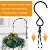 KUUQA 12 Pack Swivel Hooks Clips Wind Spinner S Hook