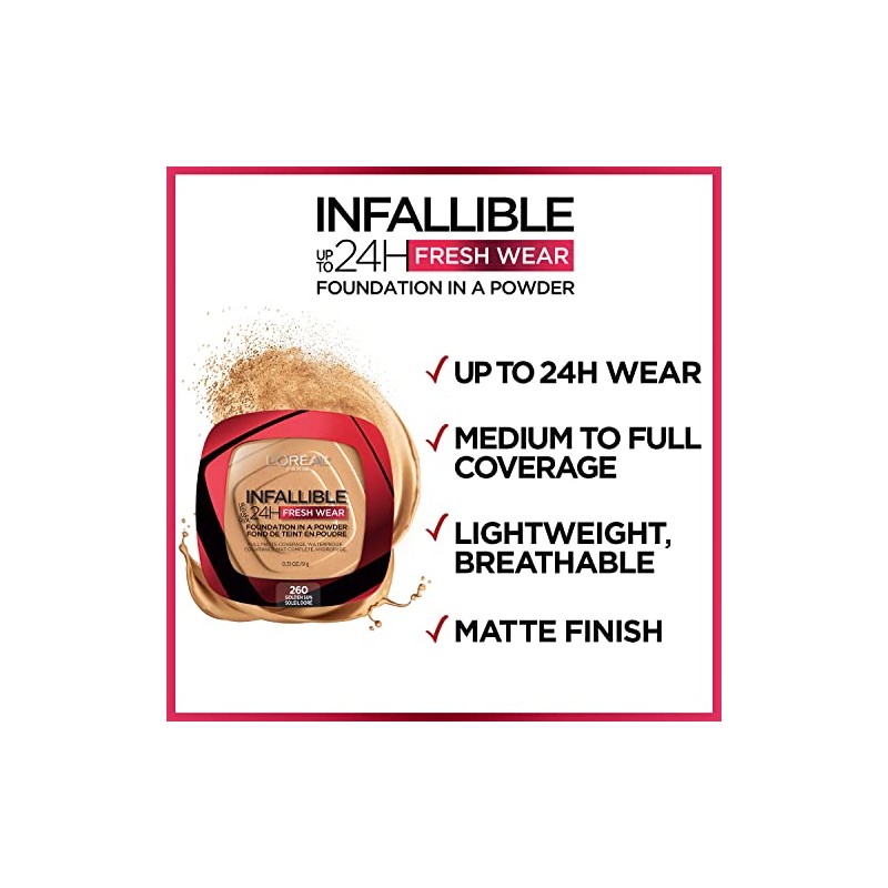 L'Oreal Paris Base de maquillaje infallible semi-permanent l'oreal paris, tono