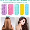 30Pcs Snap On Hair Roller Plastic Hair Roller No Heat