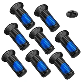 8PCS BikeFit Cleat Screws, 8.5mm 9.5mm 10.5mm, Phillips for Wahoo Speedplay Zero & ULA Walkable Cleat Fastening Screws (9.5mm)