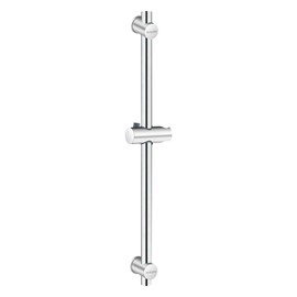 Vista 66cm Shower Riser Rail SUS304 Stainless Steel Bathroom Rail for Shower Wall Mounted Adjustable Shower Head Holder Brushed Silver
