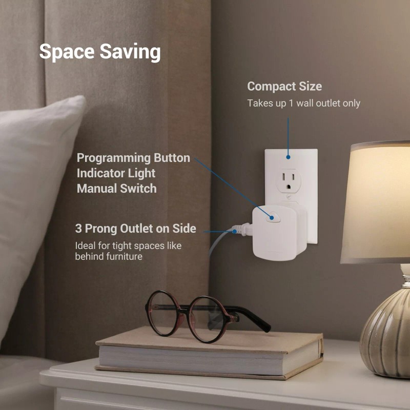 DEWENWILS Wireless Remote Power Wall Switch Outlet ChristmasDecorations Indoor