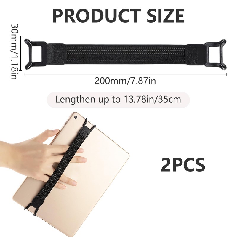 TRACOMPAN Secure Hand Strap Holder - 2 Packs for 7-13