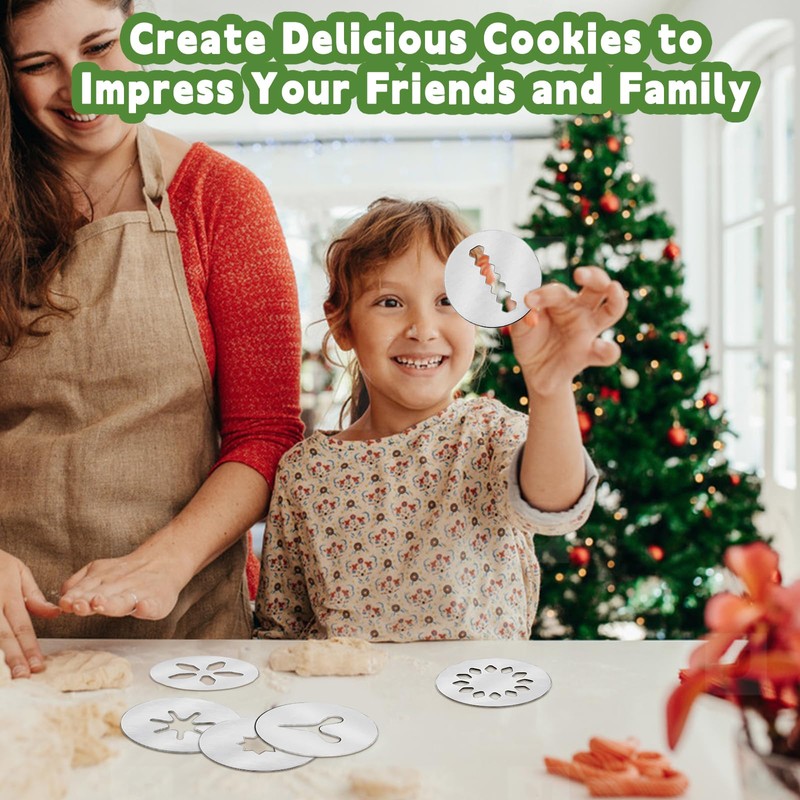 6 PCS Cookie Press Set for OXO Good Grips -
