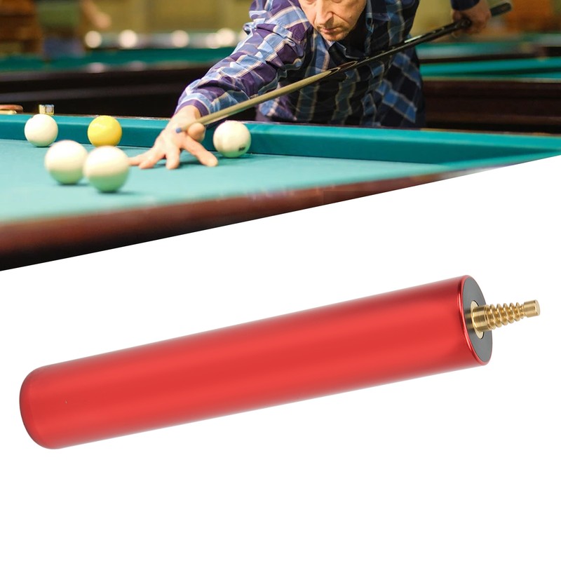 Aluminum Alloy Pool Billiard Cue Extension 6 Inch Snooker Cue