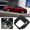 Carbon Fiber Center Console Gear Shift Panel Cover Trim for