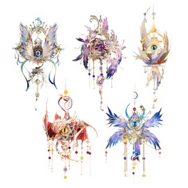 MU 3D Metal Puzzles Model Kits for Adults Building The Red Eye of Angel, Wedjat-Eyes Steel Jigsaw Ancient Myths Magic Power DIY Sets, Dad Birthday New Year Xmas Home Desk Decor