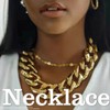 AJACITY Star Choker Necklaces Gold Long Layered Star Pendant Necklace