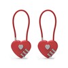 UP Security Small Combination Padlock, Cable Locks with Combination, Cute