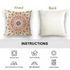 WCYYWGO Off White Old Retro Style Pillow Covers 18x18 Set