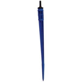 Hydro Flow Dripper Stake with Basket, Blue, Bag of 10