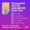 Three UK Data Sim Card Preloaded with UNLIMITED 4G/5G Data.