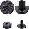A-xctoe Round Soft Grey Cymbal Stand Felt Washer Replacement for